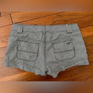 Roxy Vintage Navy & White Striped Shorts